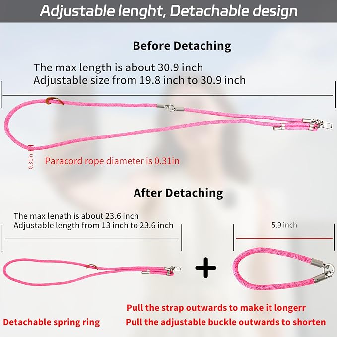 3-in-1 Adjustable Phone Lanyard Crossbody Cell Phone Neck Strap Universal - Image 2