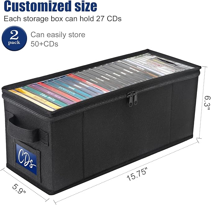 CCidea CD Storage Box with Clear Window - Image 6