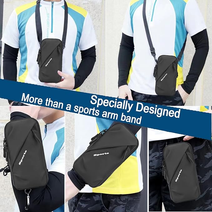 Phone Holder Arm Bands, Small Crossbody Shoulder Holsters Bag - Image 3