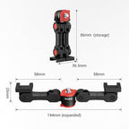 Dual Cold Shoe Mount by SmallRig, Extension Bar Universal Cold Shoe Adapter - Image 7