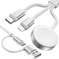 White-Upgraded 3 in 2 USB C Cable by ChargeBeyondPowerWithin