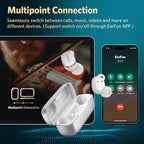 EarFun Free Pro 3 Noise Cancelling Wireless Earbuds, Hi-Res Sound, Snapdragon - Image 7