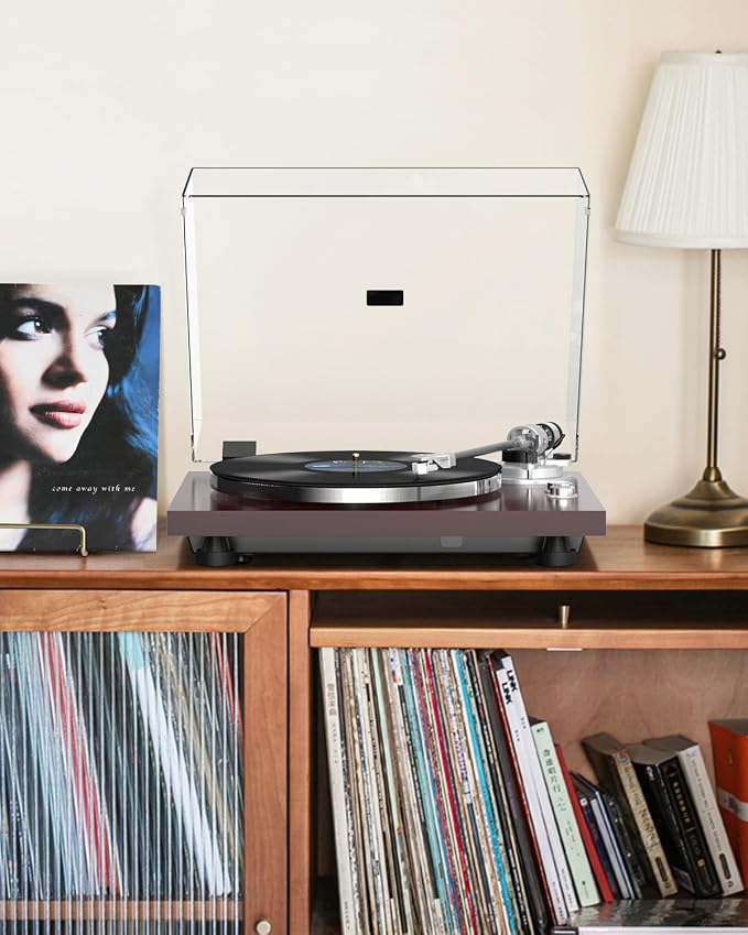Turntable Record Player Wireless Output Carbon Fiber Tonearm Vinyl Player - Image 8