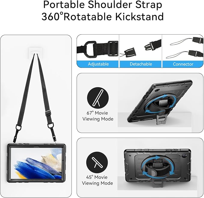 for Samsung Galaxy Tablet A8 Case 10.5 inch 2022 SM-X200/X205/X207 - Image 6
