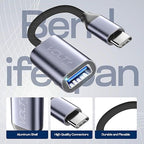 OTG USB-C to USB 3.0 Adapter Thunderbolt 3 Compatible - Image 3