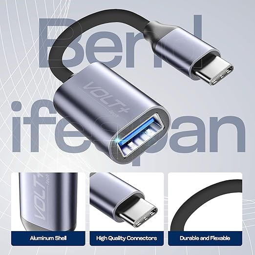 OTG USB-C to USB 3.0 Adapter Thunderbolt 3 Compatible - Image 3