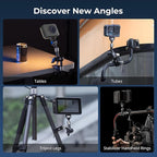 SMALLRIG 7 Inch Magic Arm with Crab-Shaped Clamp, Arm with 1/4"-20 Screw and - Image 7