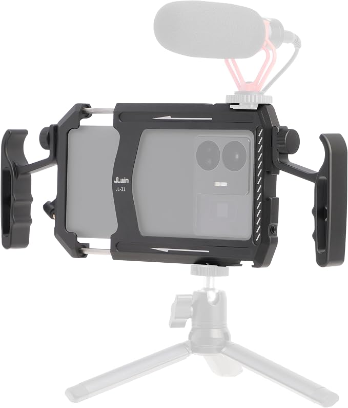 Foto4easy Universal Smartphone Video Rig, Aluminum Phone Video Stabilizer by FOEASY