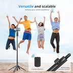 Auto Face Tracking Tripod, 360° Rotation Follows Your Movement, Phone Holder - Image 5