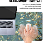Almond Blossoms Large Mouse Pad, Gaming Keyboard Desk Pad, Extended Mouse Mat - Image 5