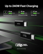 Belkin USB C to USB C Cable, 240W - Image 2