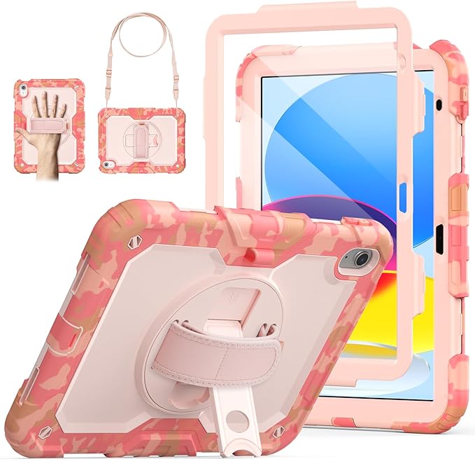 SCSVPN Kids Case for iPad 11th/10th Generation 11/10.9 inch 2025/2022, by SCSVPN