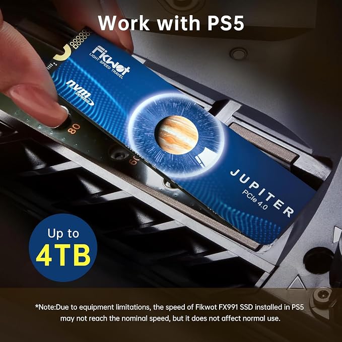 FX991 M.2 SSD 2TB NVMe SSD M2 2280 PCIe Gen 4x4, Read Up to 7300MB/s, Internal - Image 5