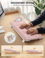 SABLUTE Ergonomic Wireless Keyboard and Mouse Combo - Image 9
