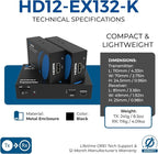OREI 1X2 HDMI Extender Splitter Over Single CAT6/7 Cable Uncompressed 1080P - Image 10
