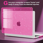 CISSOOK Compatible with MacBook Air 13.6 inch Case Glitter 2025 2024 2023 2022 - Image 7