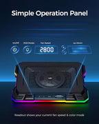 KeiBn Gaming Laptop Cooling Pad, Laptop Cooling Stand - Image 4