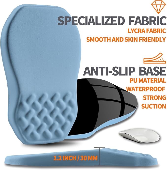 Ergonomic Slope Mouse Pad Wrist Support, Wrist Rest Mousepad - Image 6