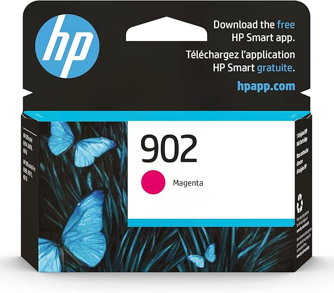 HP 902 Magenta Ink Cartridge | Works by HP
