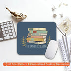 Square Mouse Pad Books, Personalized Premium-Textured Custom Mouse Mat Design - Image 6