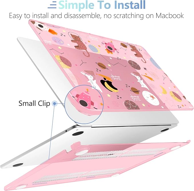 MEEgoodo for M4/M3/M2 MacBook Air 15.3 inch Case 2025 2024 2023, Case Fit Model - Image 5