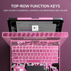 Transparent Case with Keyboard for iPad 9th 10.2 Inch, with 7-Color Backlit - Image 8