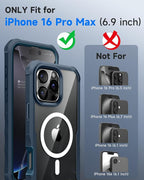 seacosmo for iPhone 16 Pro Max Case, Full Body Bumper - Image 6