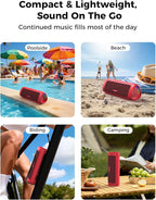 Bluetooth Speaker, 20W HD Sound, Portable Wireless, IPX5 Waterproof, - Image 7