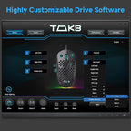 TMKB Falcon M1SE Ultralight Honeycomb Gaming Mouse, High-Precision 12800DPI - Image 7
