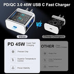 45W USB C iPhone 17 16 Pro Max Charger Block Type C iPhone 16 17 Super Fast - Image 3
