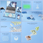 Redragon K707 PRO SE 80% Wireless Gasket RGB Gaming Keyboard, 3-Modes 87 Keys - Image 2