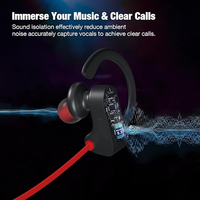 JOYWISE Bluetooth Headphones Wireless Earbuds 16H Playtime Wireless Headphones - Image 4