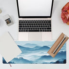 Large Gaming Mouse Pad for Desk, Mountain Desk Mat, Misty Forest Mountains Desk - Image 7