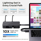 iVANKY 12-in-2 FusionDock 1 for M5 MacBook Pro Docking Station Dual 4K@144Hz - Image 5
