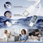 iPhone 16 15 Pro Max Charger Fast Charging, 45W Dual Port USB C Fast Charger - Image 5