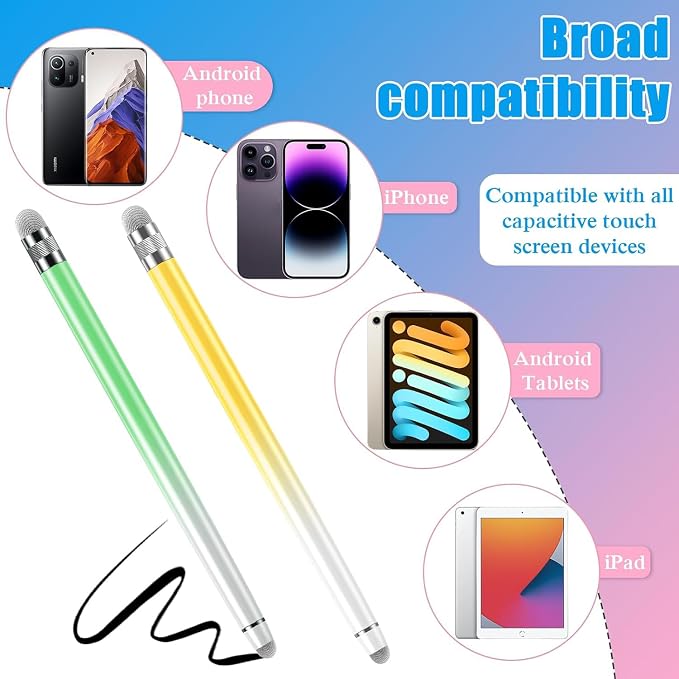 5PCS Stylus Pens for Touch Screens, Stylus Pen for iPhone/iPad/Tablet - Image 6