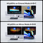 Displaylink Docking Station, USB C DisplayLink Dock Dual Displays - Image 5