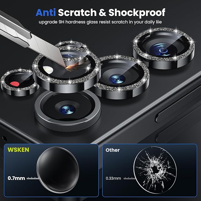 WSKEN for Samsung Galaxy S25 Ultra Camera Lens Protector - Image 3