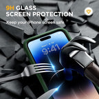 Miracase Glass Series for iPhone 14 Pro Case 6.1 Inch, Full-Body Clear Bumper - Image 5