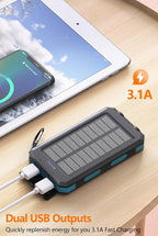 Power Bank 38800mAh Solar Portable Phone Charger - Image 3