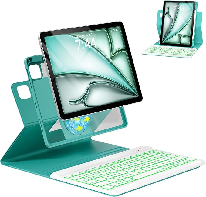 Magnetic Keyboard Case for iPad Air 5th 4th Generation 10.9 inch Pro 11 by OPAKIT