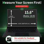Laptop Privacy Screen 15.6 Inc for 16:9 Aspect Ratio Screen Protector, - Image 2