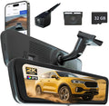 9.66″ OEM Rear View Mirror Camera, Dash Cam, Detached Front Lens, IPS Screen by Sinjet