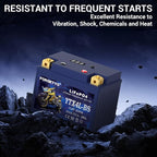 YTX4L-BS Lithium Motorcycle Battery, ATV Battery 12V 2.5AH 250CCA Compatible - Image 6