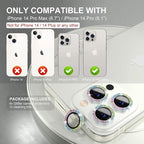 Choiche [3+1 for iPhone 14 Pro/iPhone 14 Pro Max Camera Lens Protector Bling - Image 2