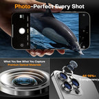 Camera Lens Protector for iPhone 16 Pro Max/16 Pro/15 Pro Max/15 Pro/14 Pro - Image 5
