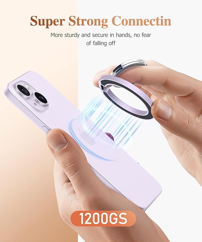 GVIEWIN Magnetic Phone Ring Holder, Compatible - Image 2