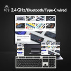 Keychron Q6 Max QMK/VIA Wireless Custom Mechanical Keyboard Barebone Knob - Image 4