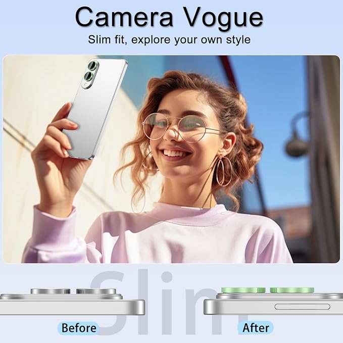for Samsung Galaxy S25 Edge Camera Lens Protector, Individual Metal Ring - Image 4