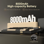 RedThunder K95 Wireless Mechanical Keyboard, TFT Screen & Knob, Tri-Mode - Image 7